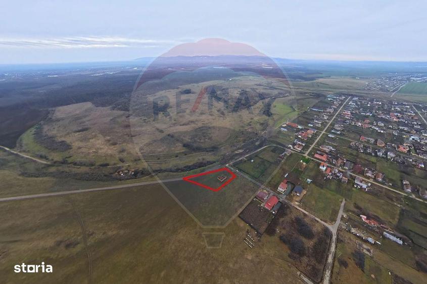 Teren generos cu doua fronturi, Frumuseni zona in dezvoltare - 2