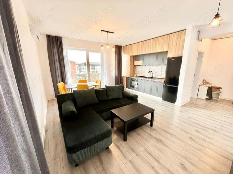 Proprietar Inchiriez apartament NOU,spa?ios,complet mobilat si utilat, cu 2 camere - 8