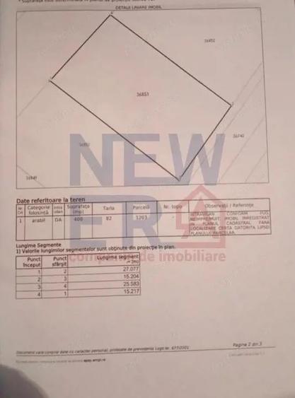 De Vanzare Teren 400 mp cu Autorizatie de contructie Adunatii Copaceni Giurgiu - 12