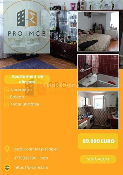 Apartament 4 camere cf1 decomandat in zona Unirii Nord Apartament 4 camere cf1 decomandat in zona Unirii Nord
