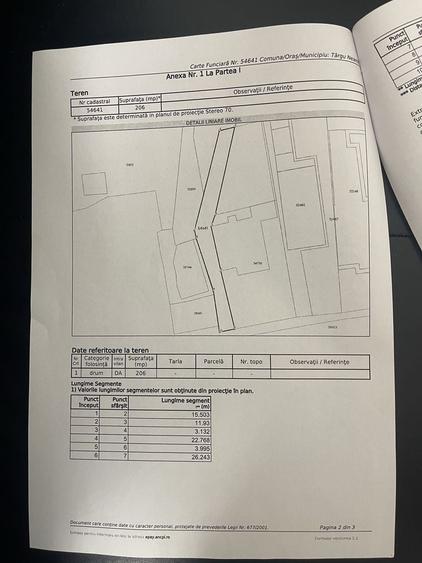 Teren de 1095 mp, în Exterior Vest