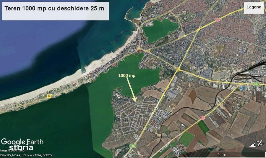 Teren 1000 mp, cu deschidere 25 m, ideal constructie vila - 3