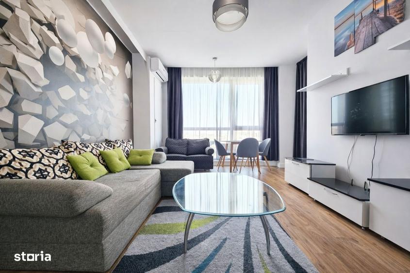 Apartament intr-un complex cu gradina privata si fantani decorative, l - 1