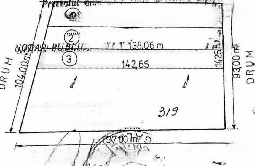 Teren 2000 mp. 52.5euro/mp, zona Metro - 1