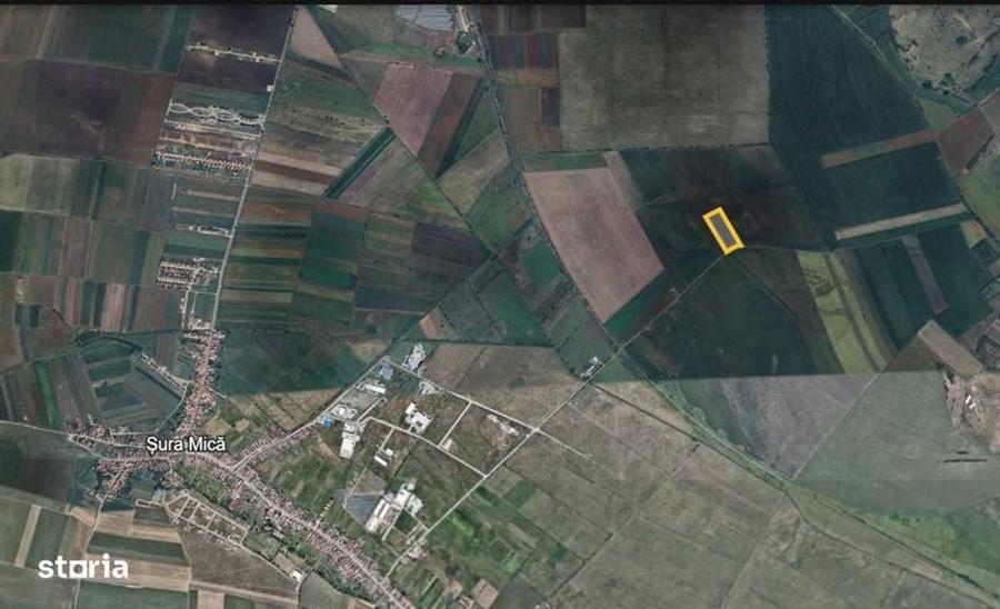 Teren de 20500 mp, în Șura Mică