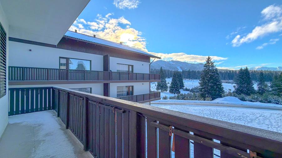 Apartament cu 2 camere nedecomandat, mobilat în Poiana Brașov