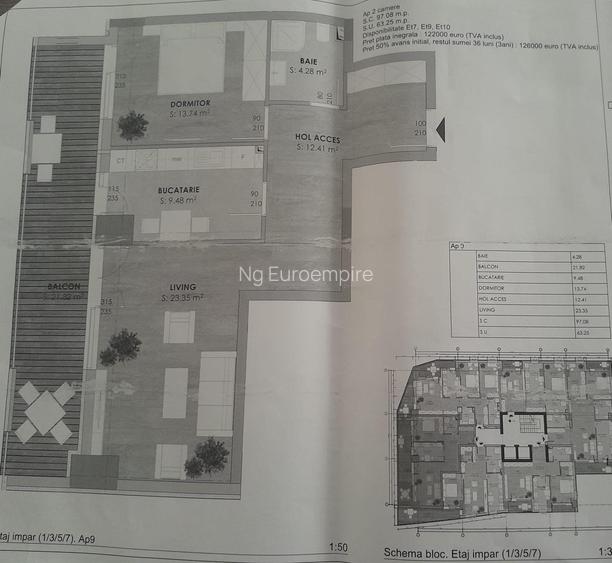 Apartament 2 camere de vânzare, zona Inel 2, confort, și poziție excelentă!