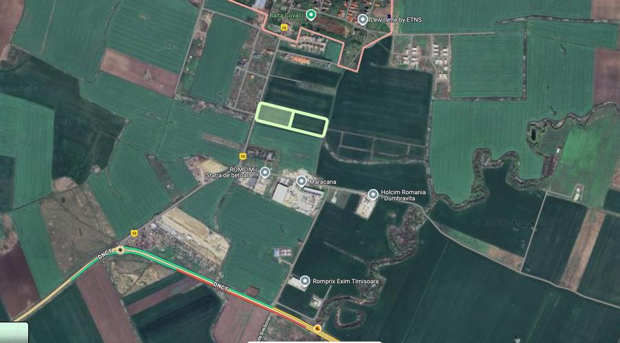 Covaci - teren industrial 12908 mp - front stradal: 80 metri liniari - 3