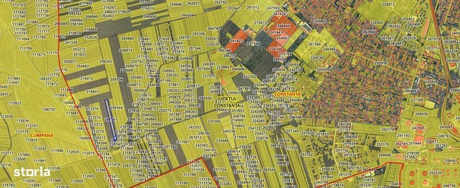 Teren extravilan 1,8ha - Sere- zona de VEST a Constantei - 2
