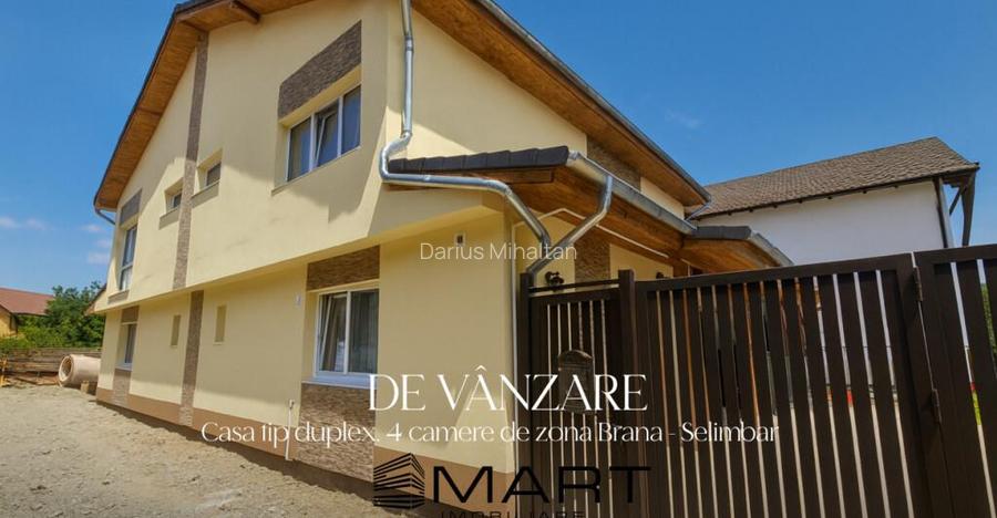 Casa tip duplex 4 camere 135mp zona Brana