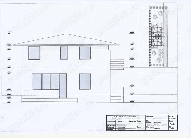 Branesti, Islaz, pret pentru toata proprietatea, doua vile tip duplex alaturate, P+1 - 8