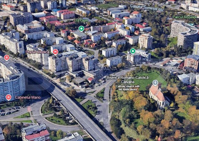 Spatiu comercial de inchiriat, 285 mp, zona Calvaria