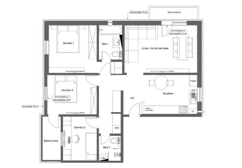 Apartament cu 4 camere| 75mp | decomandat  | Marasti - 16