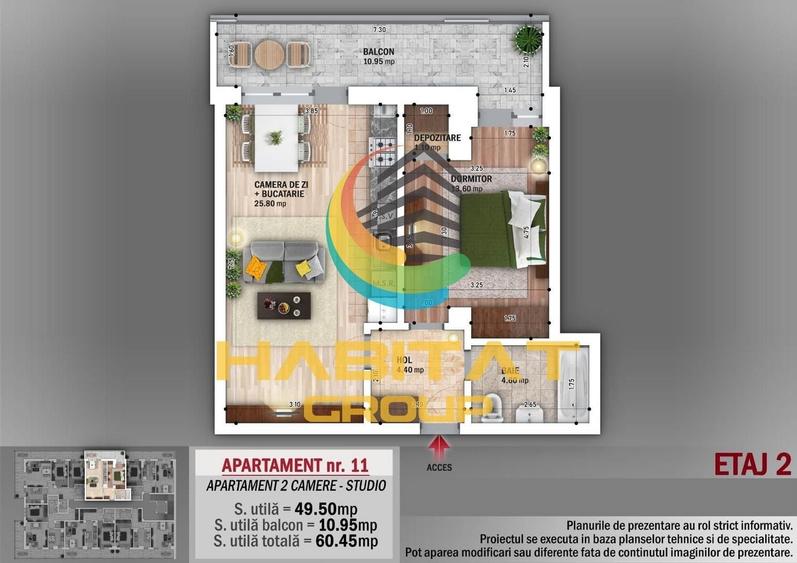 Apartament 2 camere nou Grigorescu 15 min metrou finalizare 2026 - 4