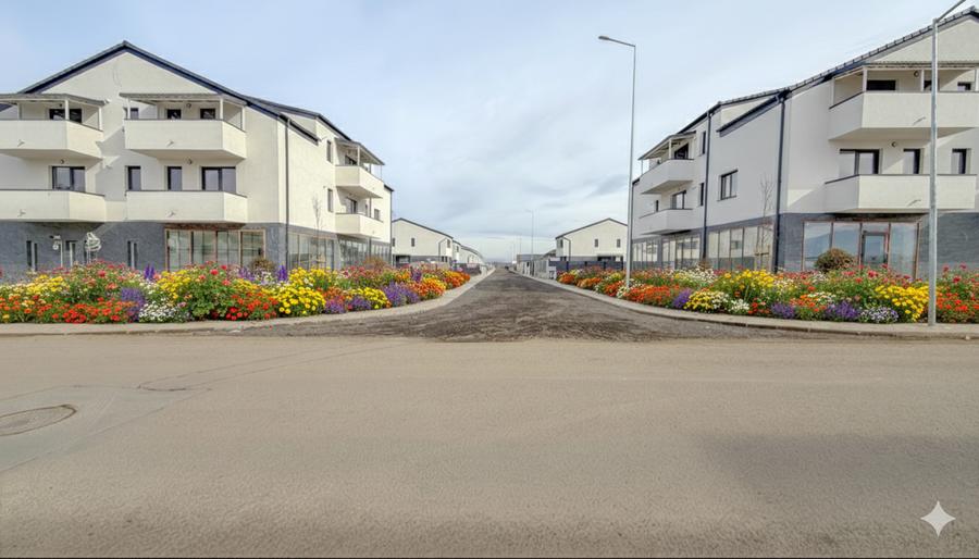 Spatiu comercial,8 locuri de parcare incluse, 156 mp, Sanpetru-Roka Village - 1