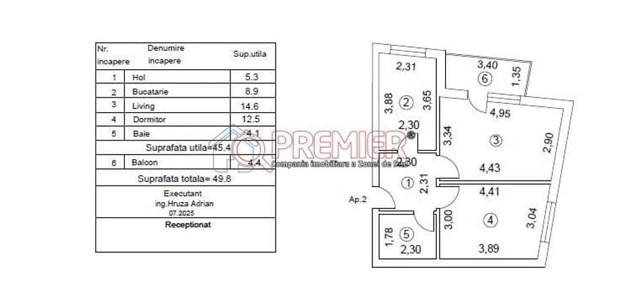 Apartament cu 2 camere decomandat în Ferentari