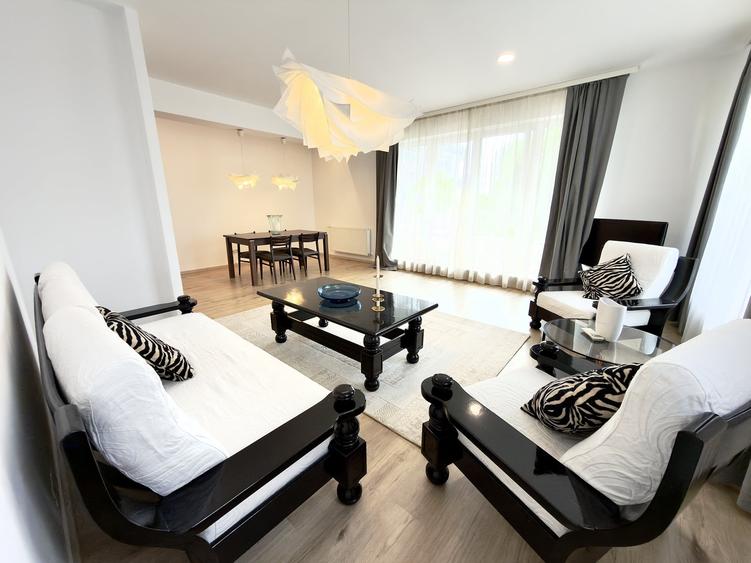 Apartament cu 3 camere decomandat, mobilat în Barbu Văcărescu