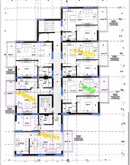 Apartament cu 2 camere decomandat în Central