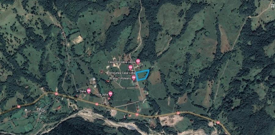 Teren intravilan Gresu / Tulnici, 5.904 mp, D: 58 m, 15 EUR/mp - 2