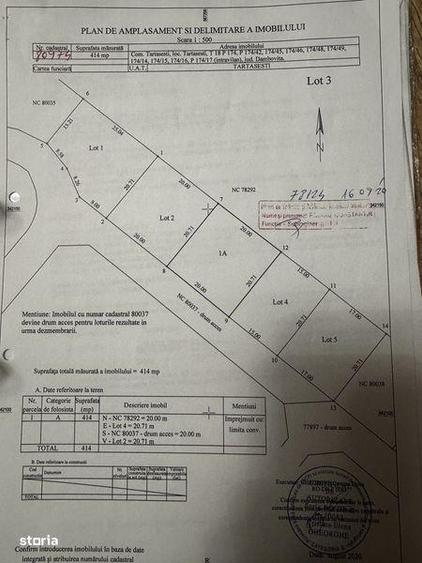 Vand teren Tartasesti 414 mp - 3