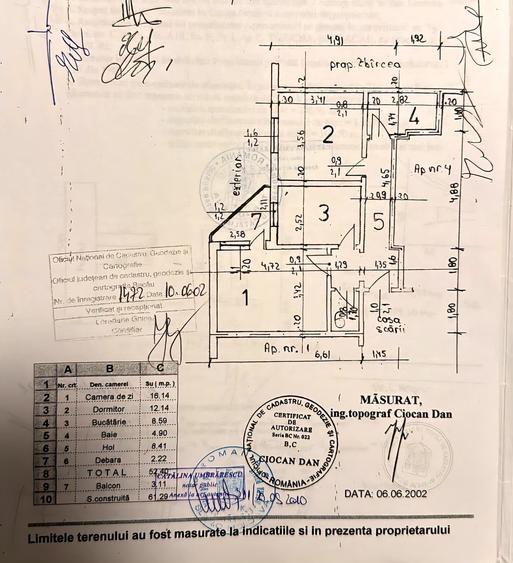 Ap. 2 cam,decomandat,et. 1/4,renovat modern,centrala proprie,an constr.1978. - 15