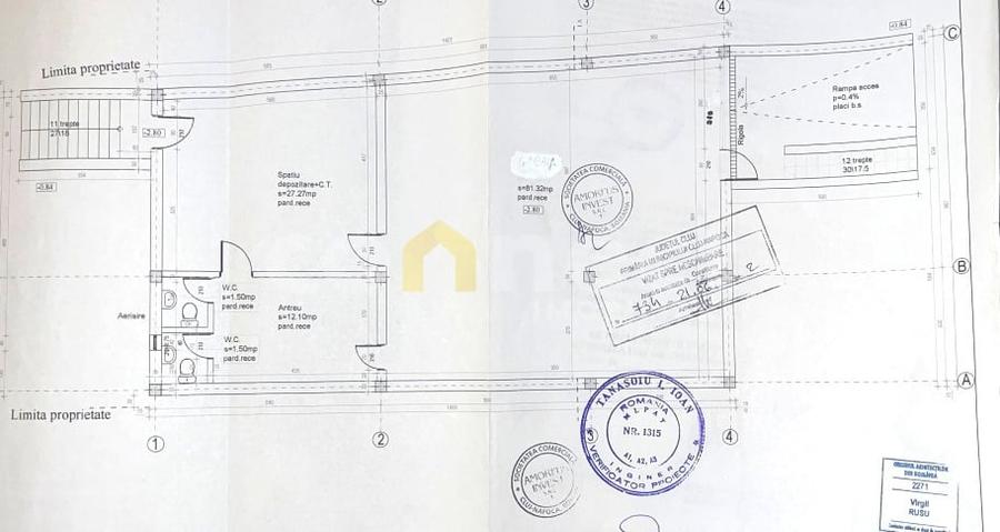 Spatiu Comercial de Inchiriat | Access Rapid Centru | SU 80 mp | Gruia - 5