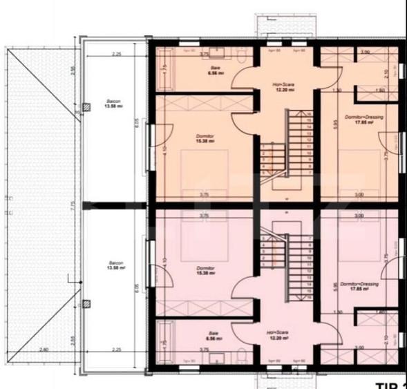 Duplex de 114 mp utili, teren 250 mp, in zona Chisoda - 11