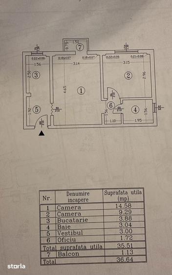 Apartament 2 camere semidecomandat - Bd. Timisoara (Frigocom) - 3
