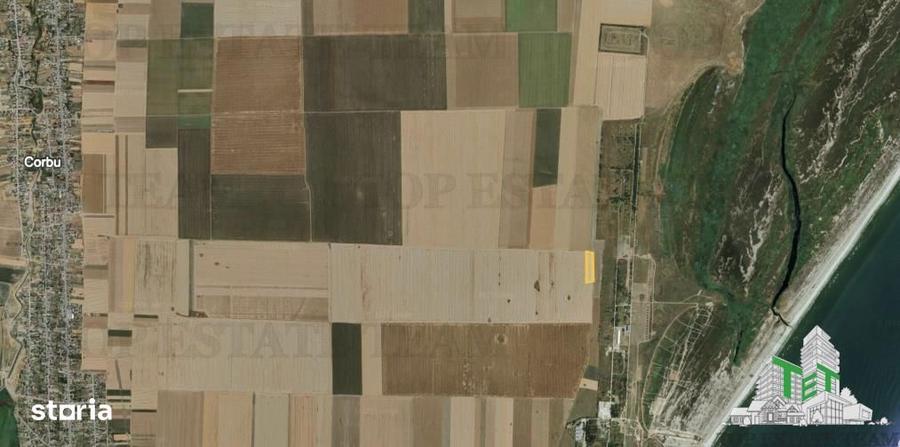 Teren extravilan 5000 mp Corbu, cu deschidere pe 3 laturi - 3