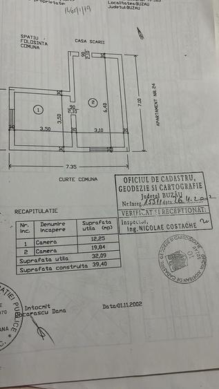 Camera camin transformata in APARTAMENT 3 CAMERE Centrala proprie, B - 4