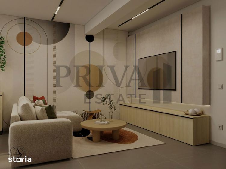 Apartament cu 2 camere, mobilat în Sud
