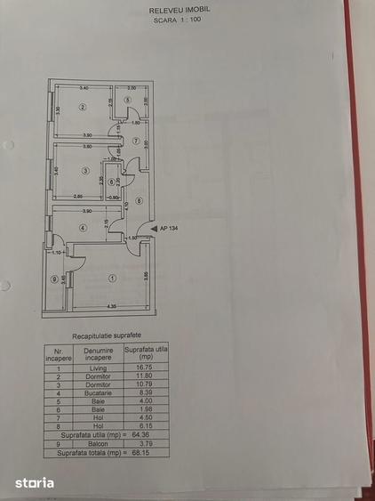 Apartament 3 camere, Plaza Residence, Exigent Plaza - faza 1 - 7