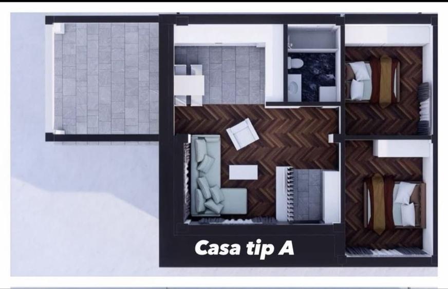 Casă cu 3 camere în Afumați