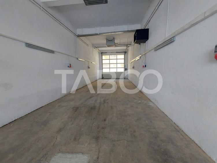 Spatiu comercial 370 mpu de inchiriat curte privata 1500 mp usi garaj - 1