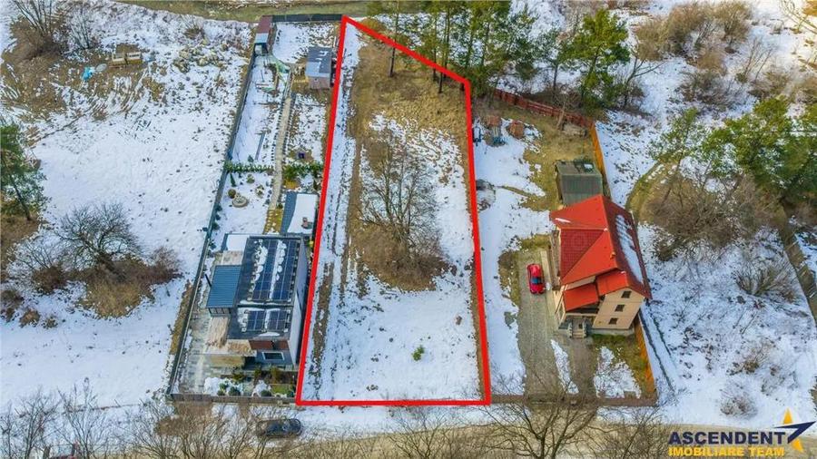 Film! Teren intravilan pe 1.300mp, arie apreciabila de case, Bunloc, Brasov - 5