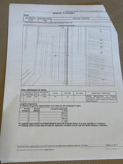 Vand Teren Arabil Extravilan 5,43 Ha - 2