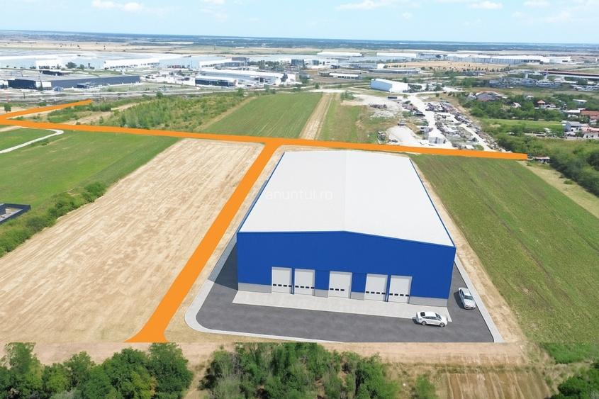 Teren Bolintin-Deal 2,5ha, deschidere 100 m, langa autostrada, acces rapid la A0