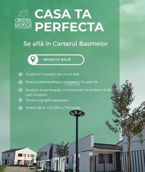 Parcele de vânzare în noul cartier Basmelor din Mosnita Noua