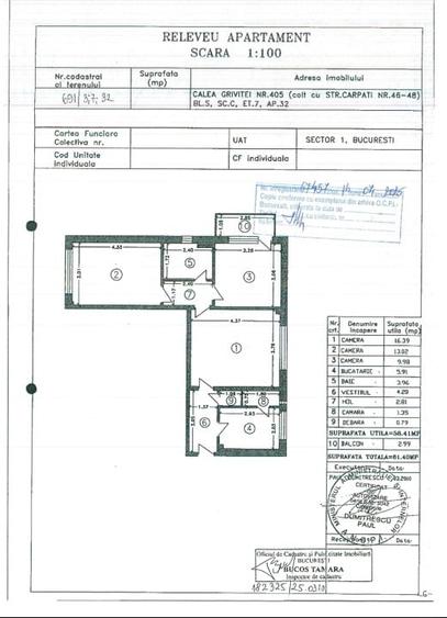 Apartament 3 camere Metrou 1 Mai/Grivitei - 2