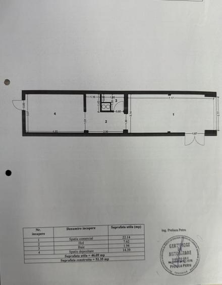 Spațiu comercial de închiriat – Str. George Călinescu nr. 9, zona Bd. Dacia - 5
