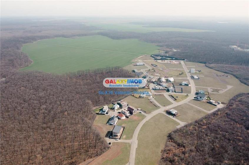 Vanzare teren 1290 mp cu proiect Balotesti Dumbrava Vlasiei padure - 7