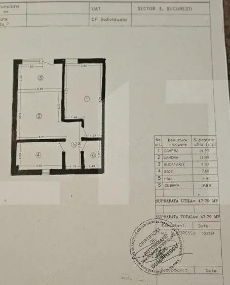 Apartament in vila, 47 mp, curte proprie de 37 mp - Cartier 23 August, Sector 3 - 10