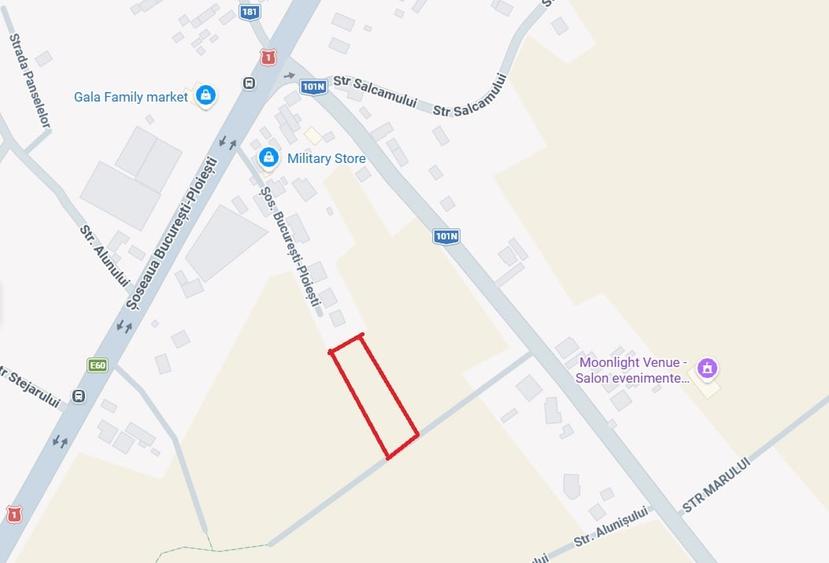 Snagov-Ciofliceni, intravilan, utilitati, constructii langa, aproape de DN 1, - 1