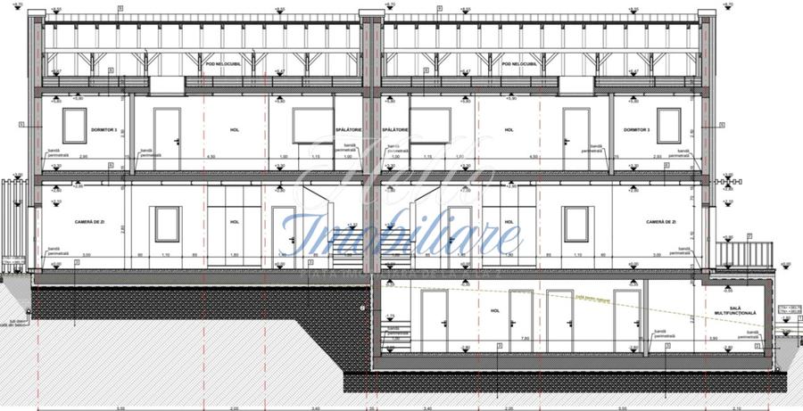 Duplex cu 6 camere cu Canalizare în Câmpului