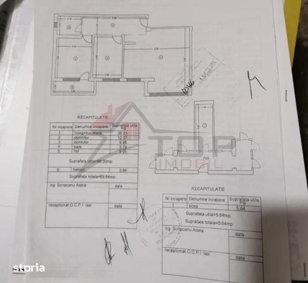 Apartament cu 3 camere în Central