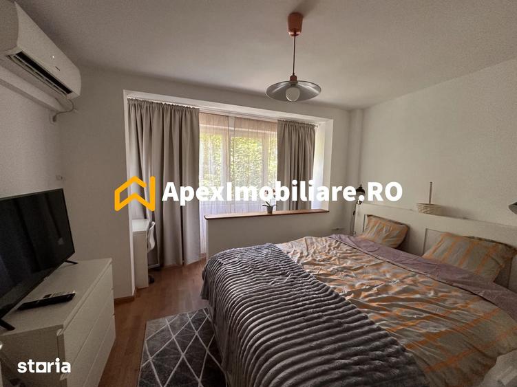 Apartament cu 2 camere decomandat, mobilat în Cișmigiu