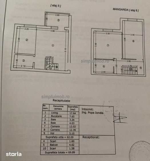 Apartament cu 3 camere semidecomandat în Colentina