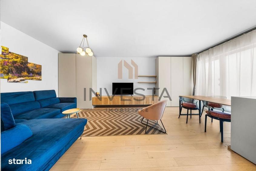 Apartament cu 2 camere semidecomandat în Nord