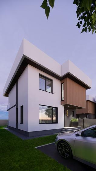 Casă individuală cu 4 camere cu Teren 280 Mp în Trivale