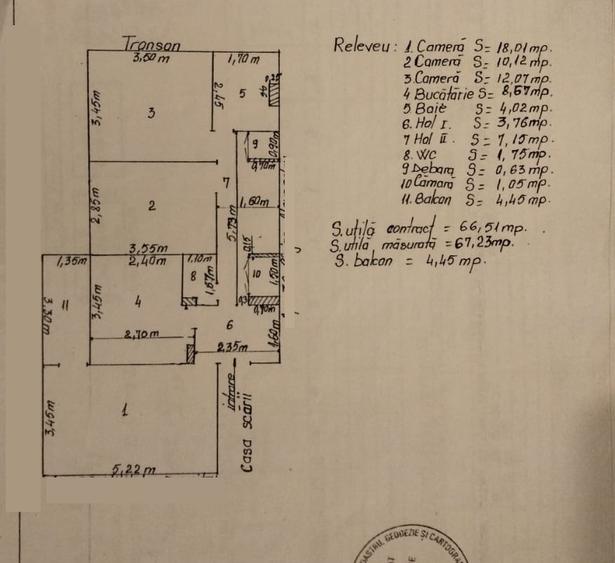 Apartament cu 3 camere decomandat în Micro 39
